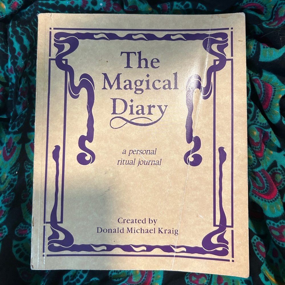 RARE UNUSED The Magical Diary A Personal Ritual Journal by Donald Michael Kraig